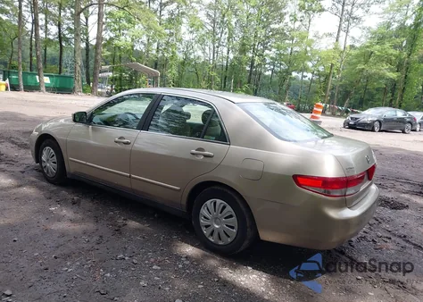 2003 Honda Accord 2.4 Lx from USA, damaged, VIN 1HGCM56323A020413